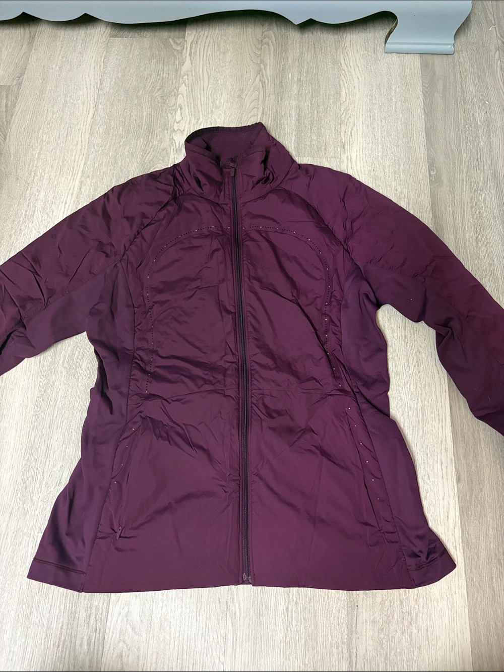 lululemon athletica Plum Quilted Full-Zip Jacket